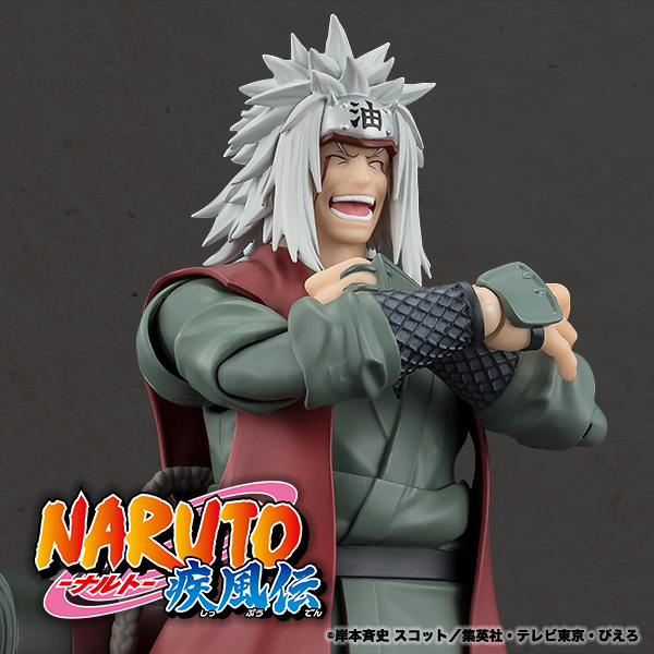 [火影忍者 疾风传] "JIRAIYA -Hidden Leaf Heroic Master Sage- (Sage Mode Set) "现在可在S.H.Figuarts上查阅！