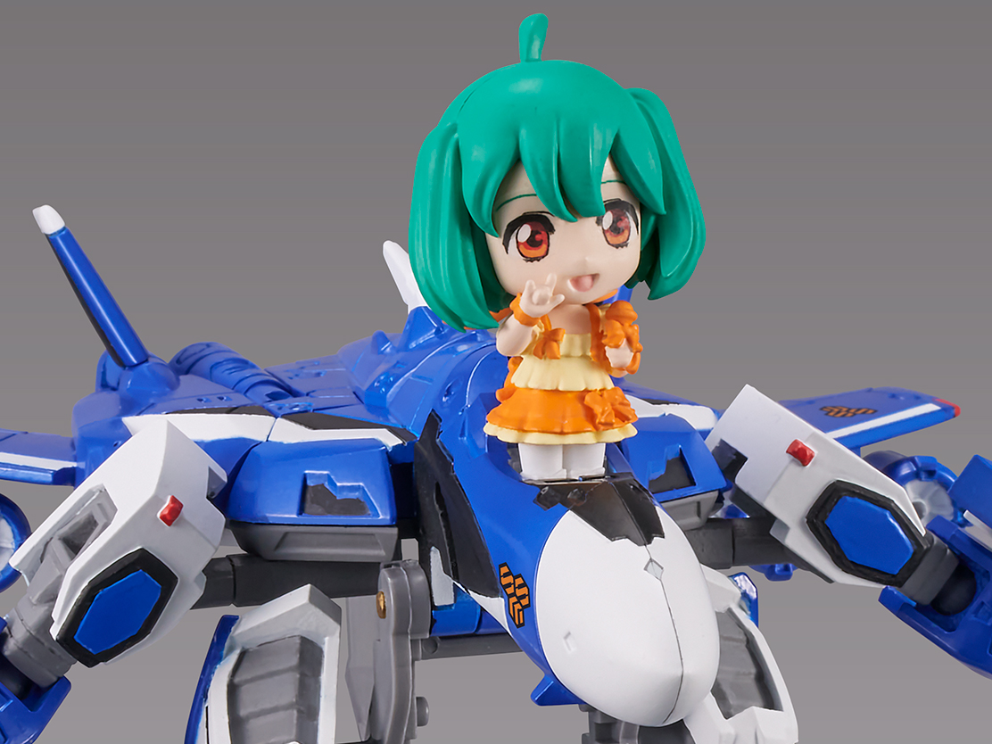 超時空要塞F手辦 TINY SESSION VF-25G MESSIAH VALKYRIE (MICHAEL USE) with RANKA