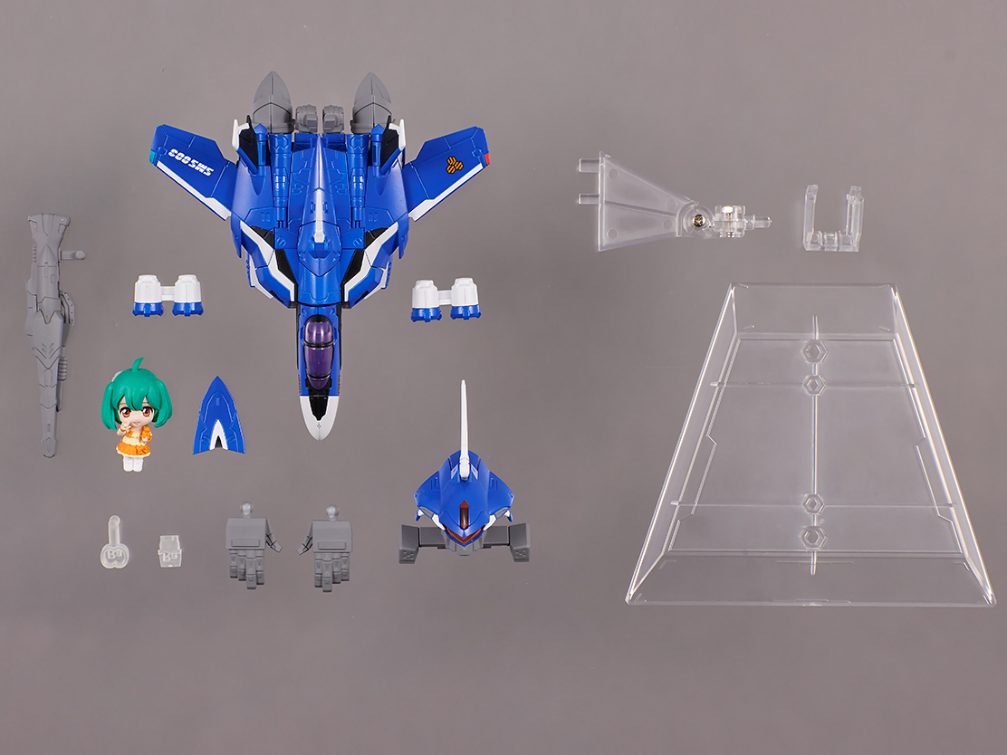 超時空要塞F手辦 TINY SESSION VF-25G MESSIAH VALKYRIE (MICHAEL USE) with RANKA