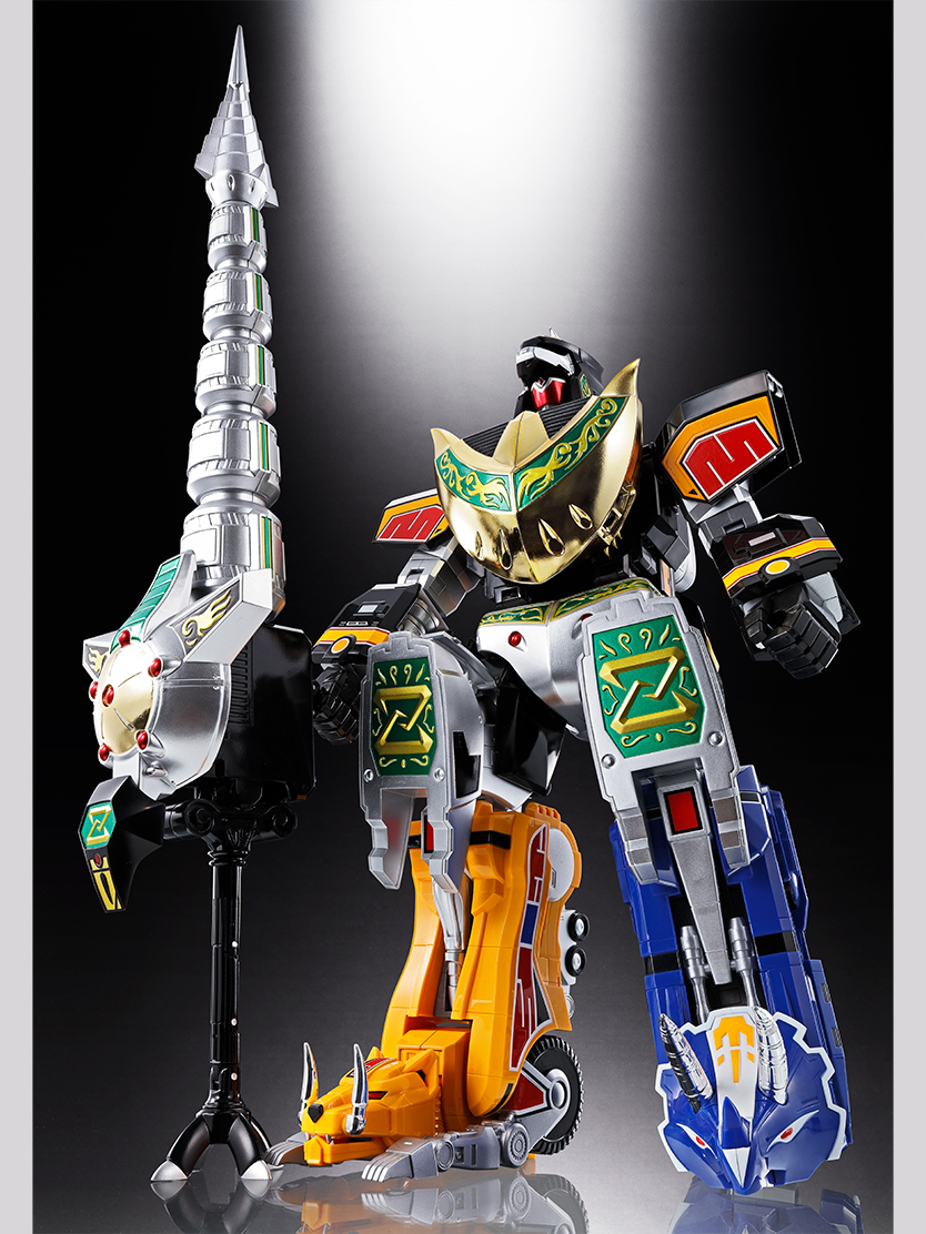 ZYURANGER Figura SOUL OF CHOGOKIN JYUTEI DAIJYUJIN GX-72 DAIJYUJIN & GX-78 DRAGON CEASER