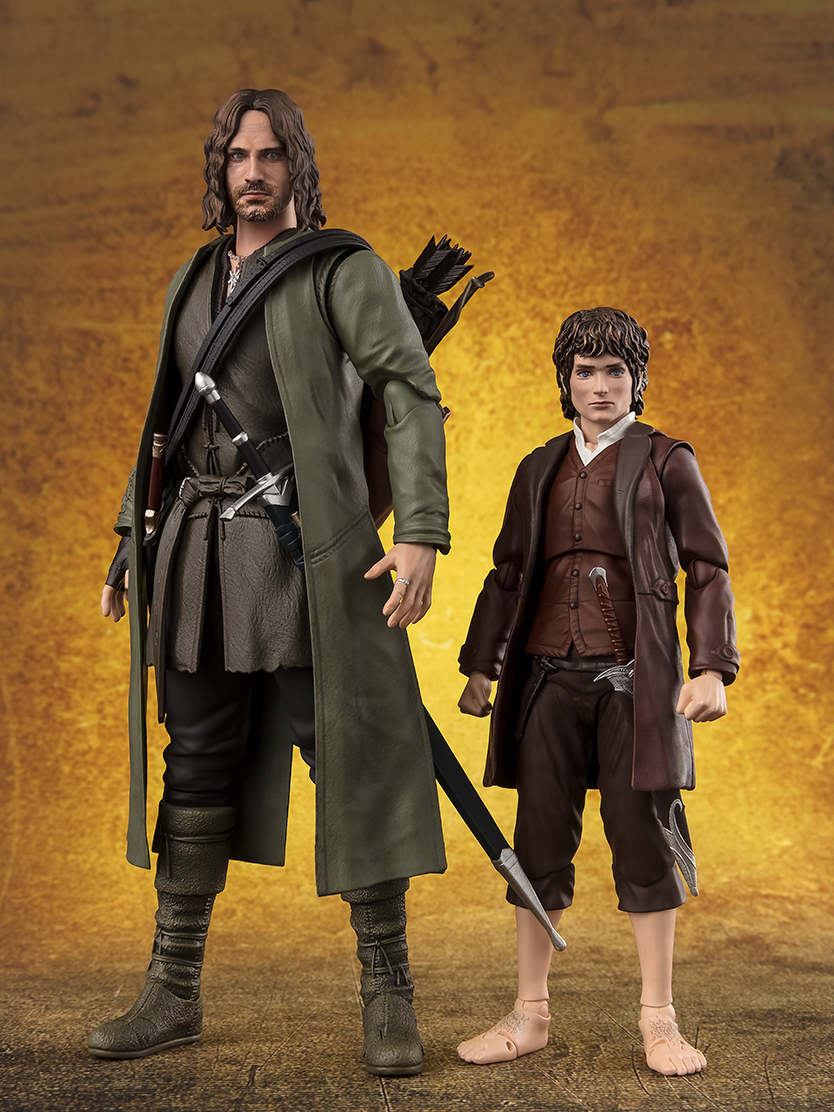 S.H.Figuarts El Señor de los Anillos Figuras Frodo Bolsón y Gollum (El Señor de los Anillos)