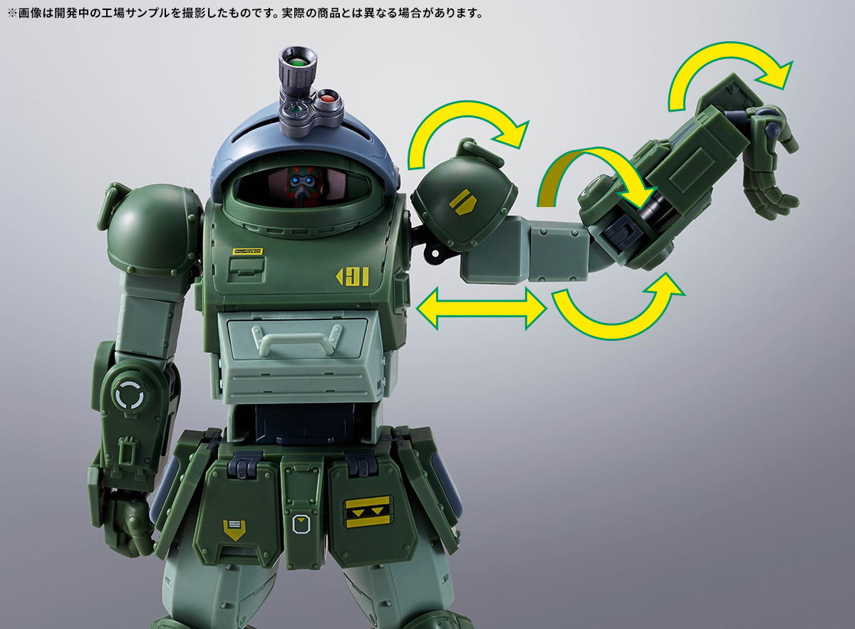 「HI-METAL R SCOPEDOG RED SHOULDER CUSTOM」登場！於2023年11月1日起在店鋪開放訂購！