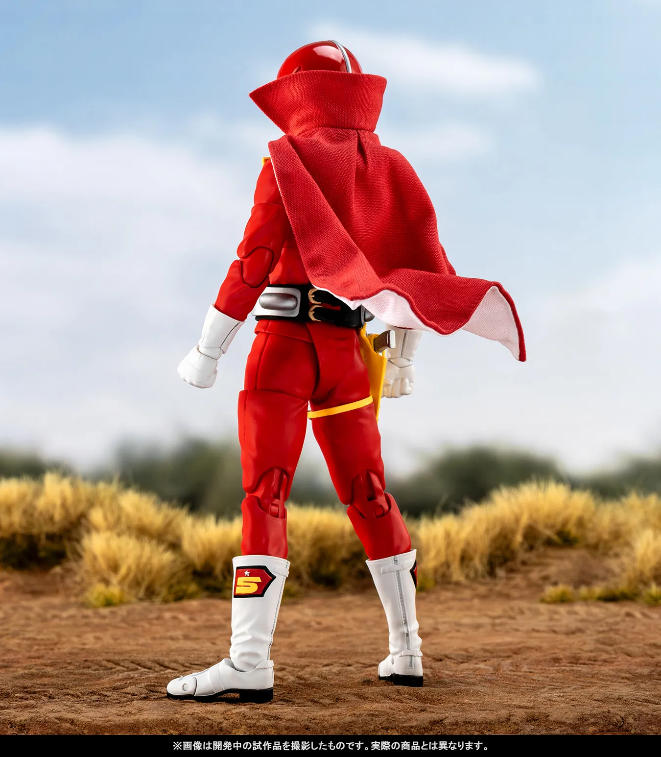 The legendary first generation Red comes back to life with SHINKOCCHOU SEIHOU! General in-store pre-orders begin on June 2 (Mon.) "S.H.Figuarts (SHINKOCCHOU SEIHOU) AKARENGER Super Sentai 50th Anniversary Ver. (initial limited edition pedestal included)".