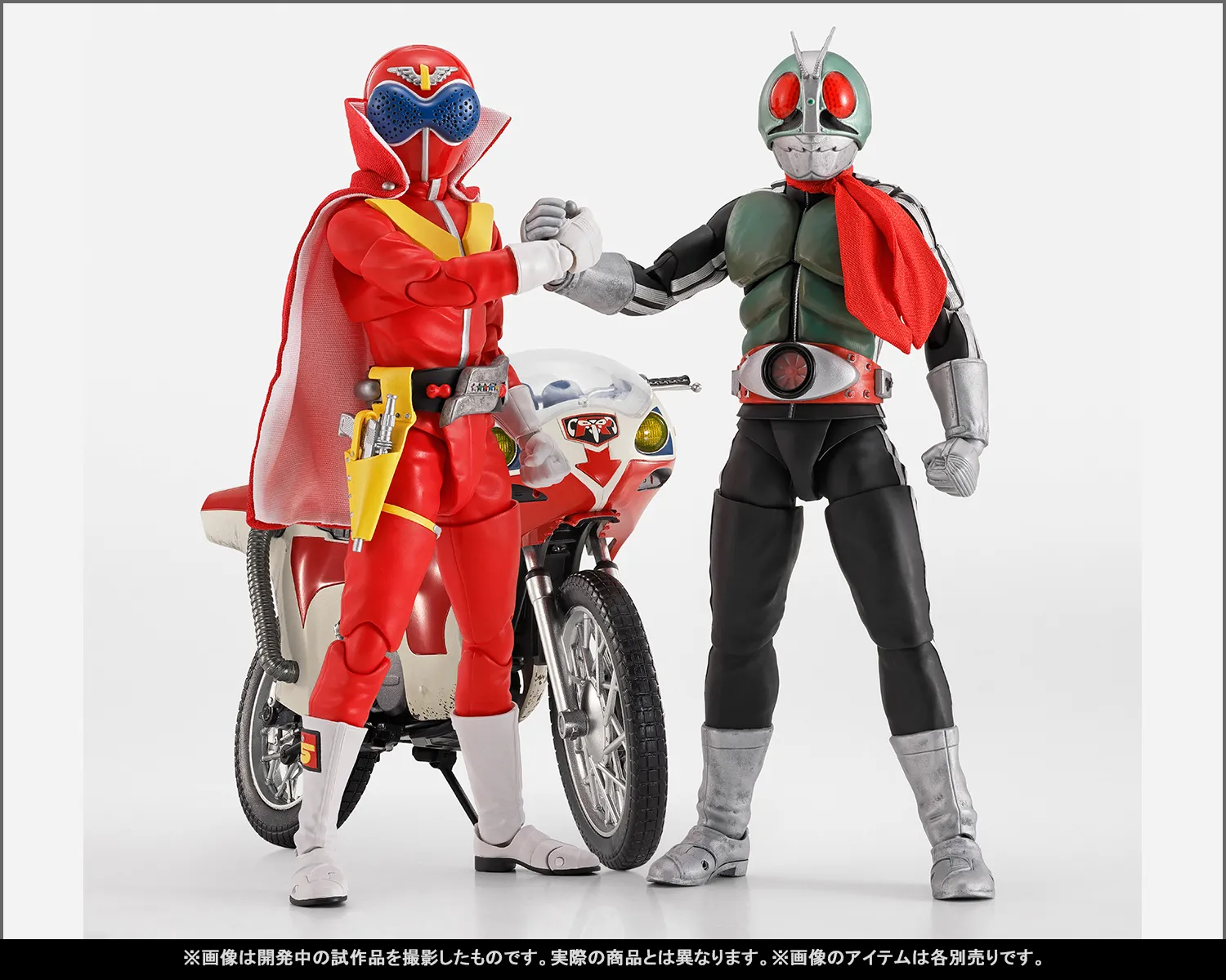 The legendary first generation Red comes back to life with SHINKOCCHOU SEIHOU! General in-store pre-orders begin on June 2 (Mon.) "S.H.Figuarts (SHINKOCCHOU SEIHOU) AKARENGER Super Sentai 50th Anniversary Ver. (initial limited edition pedestal included)".